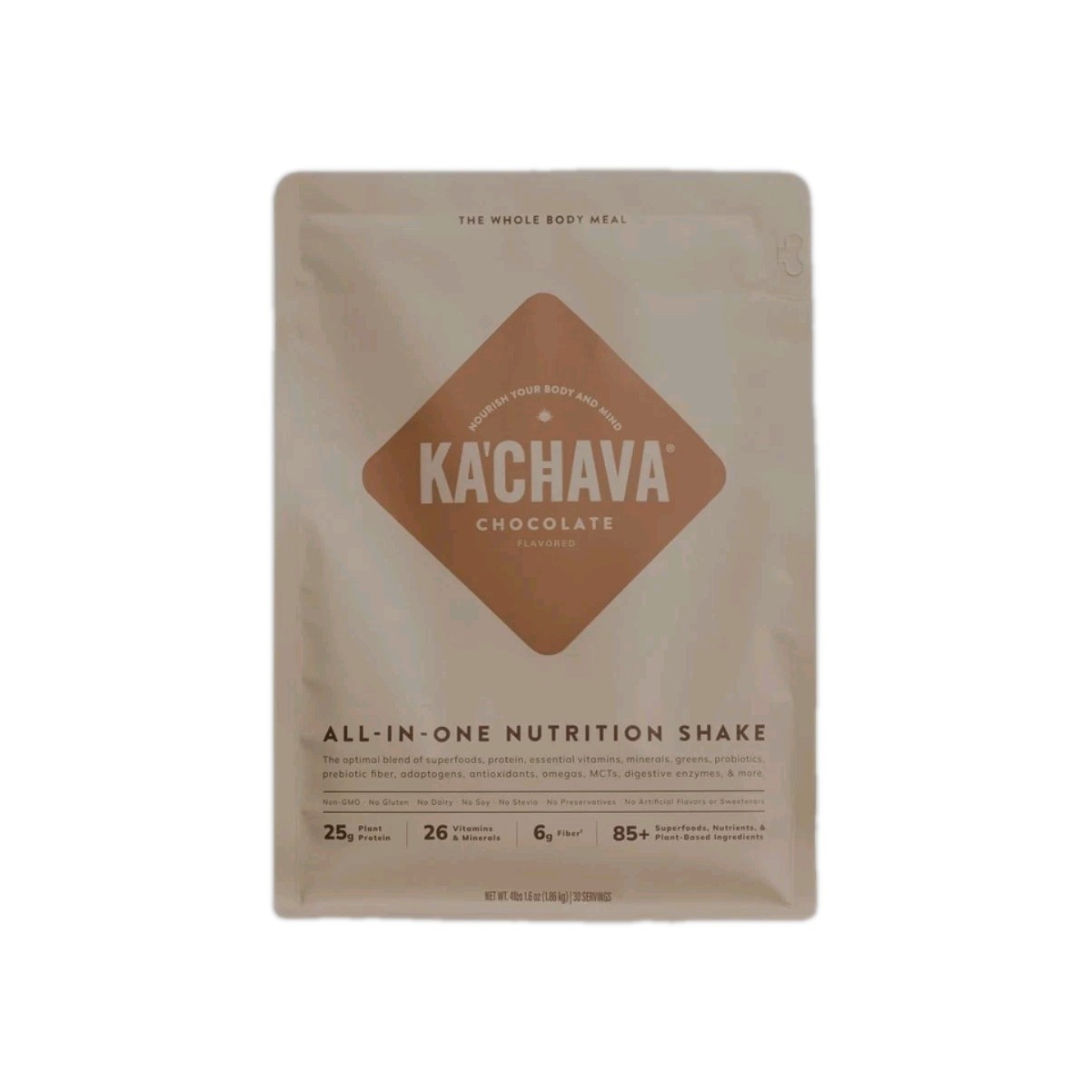 KACHAVA MEAL DIET REPLACEMENT SUBTITUTE PROTEIN POWDER SHAKES CHOCOLATE 4+ LBS!