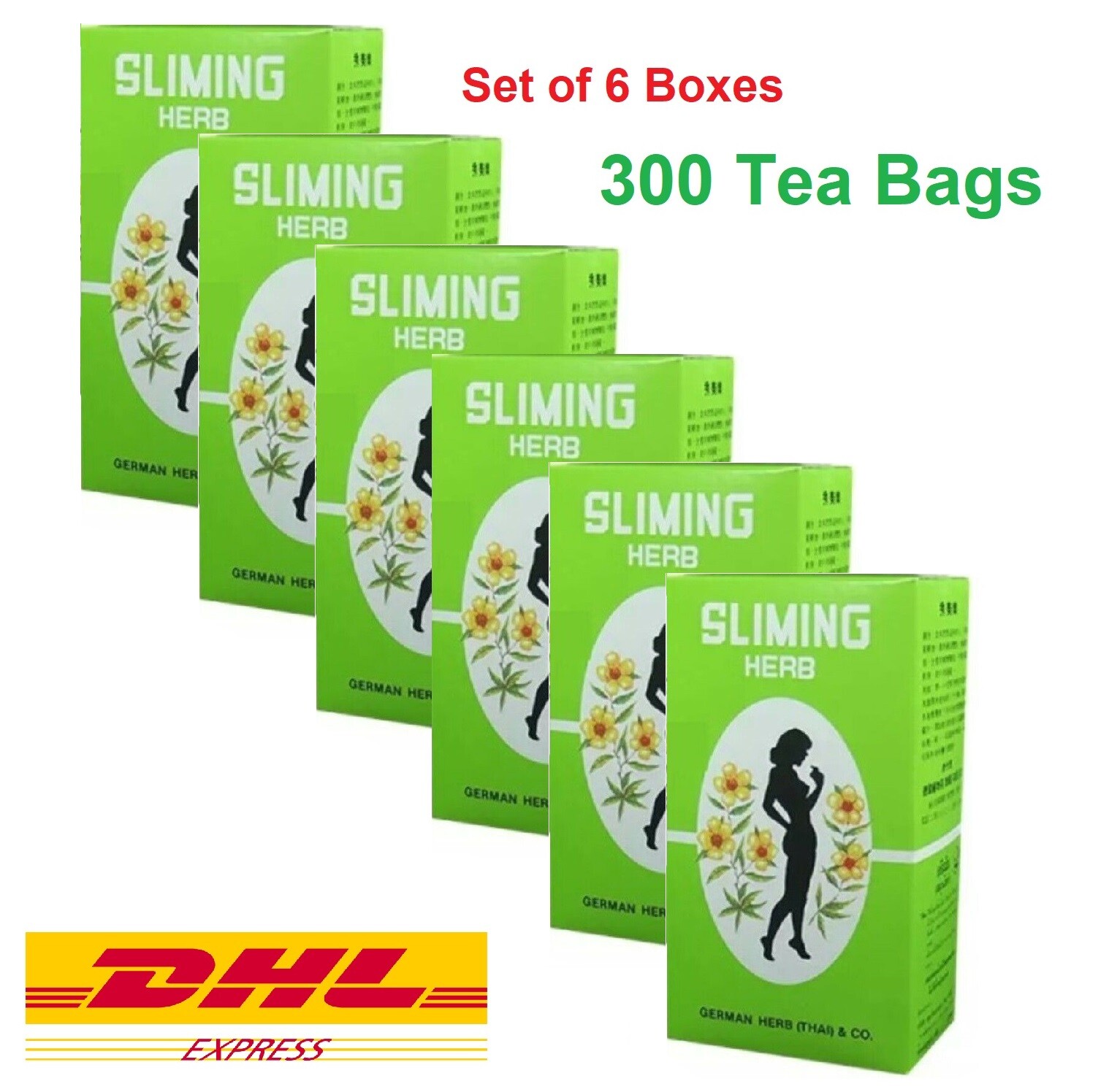 6 Boxes SLIMMING GERMAN HERB SLIM DIET TEA DETOX BURN WEIGHT CONTROL FAST SHIP