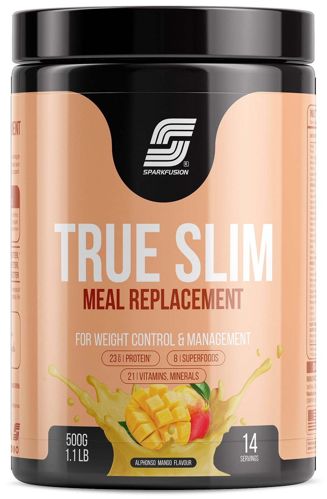 Sparkfusion True Slim Protein Meal Replacement Mango 500g