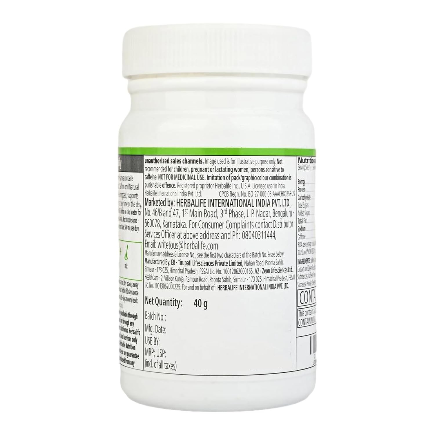 Natural Energy Drink Mix Powder | Kashmiri Kahwa Flavoured Herbal Blend – 40g