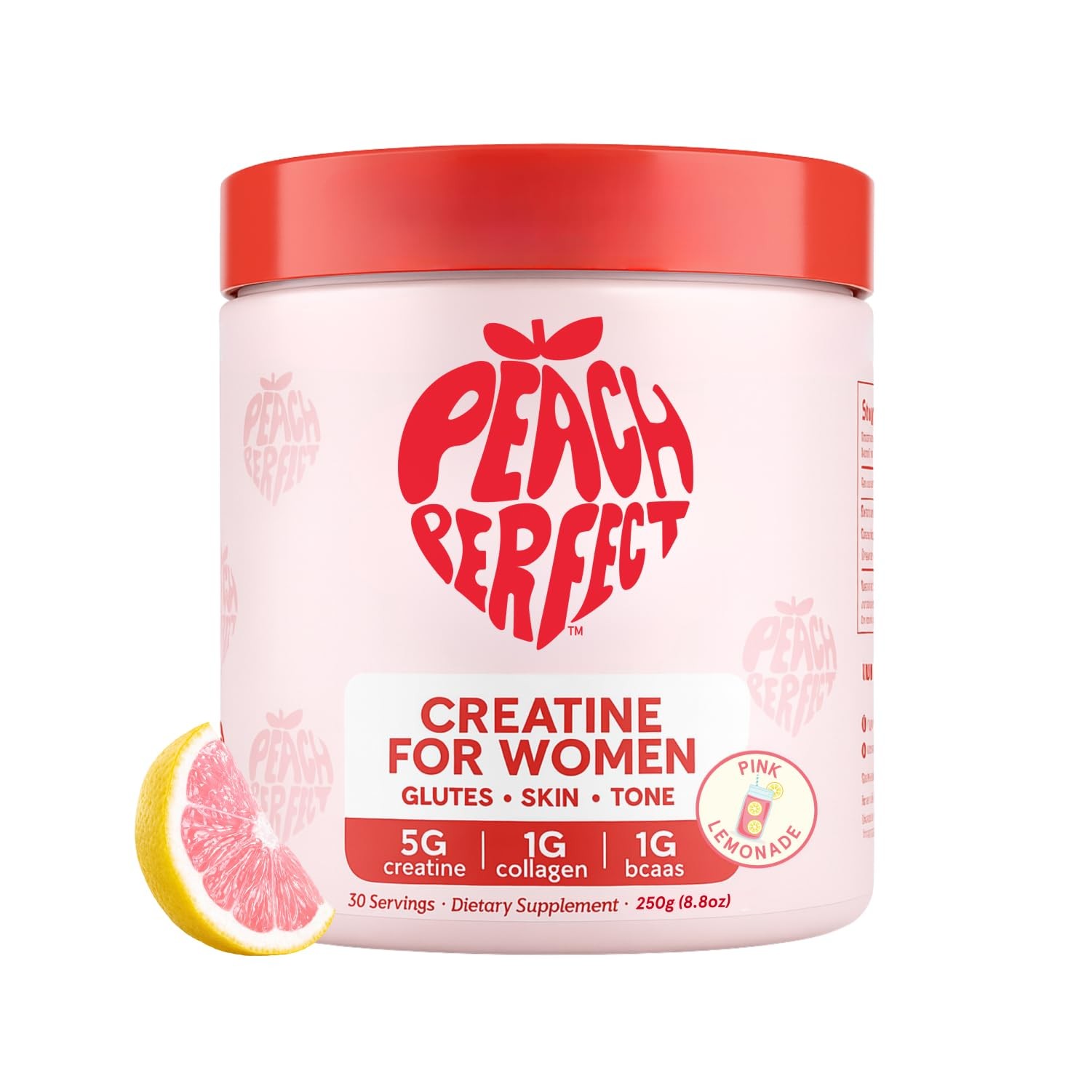 Peach Perfect Creatine for Women – Micronized 9.6 Ounce (Pack of 1), Pink
