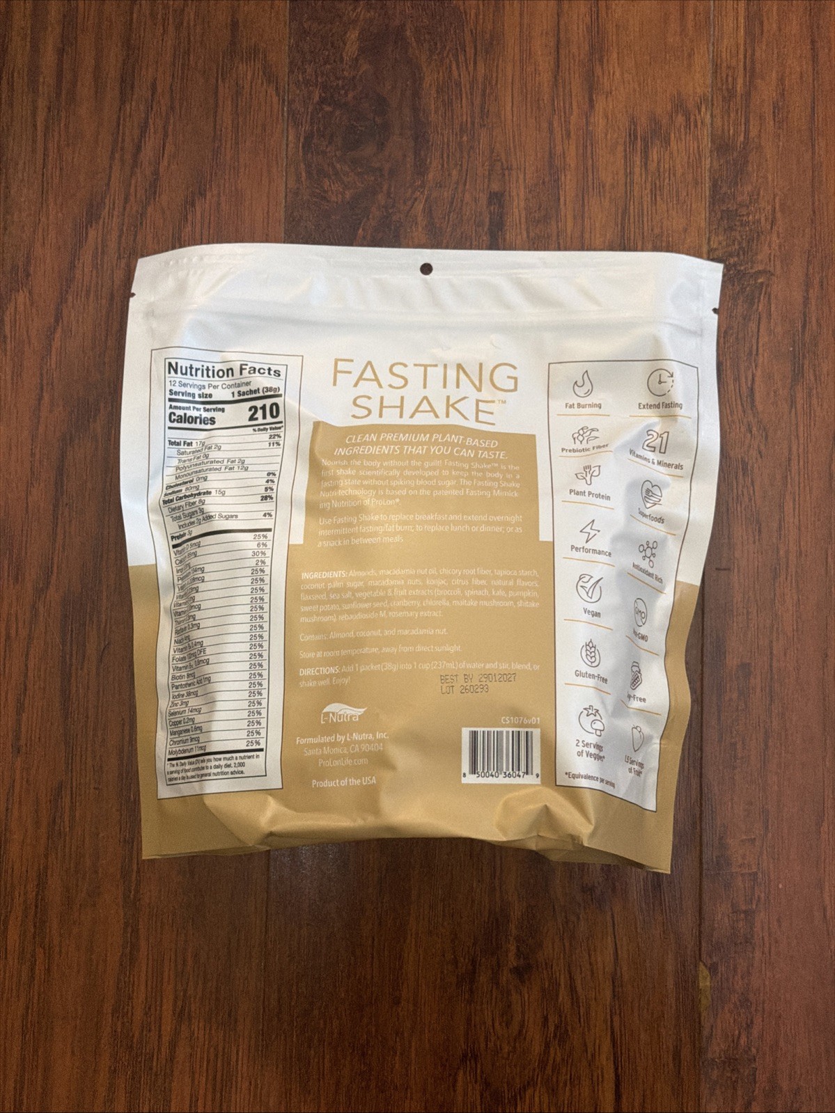 Prolon Intermittent Fasting Drink Mix | Fasting Shake – Vanilla Flavor