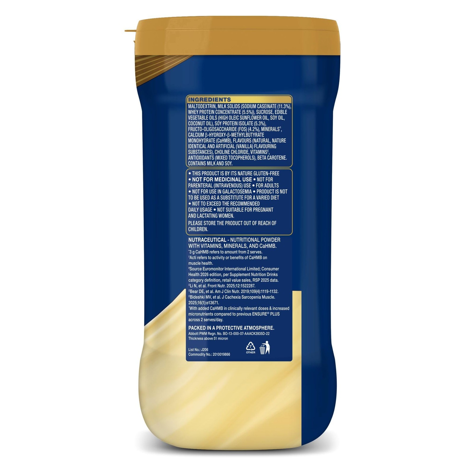 Ensure Plus Powder – 1 Kg (Vanilla), Blue