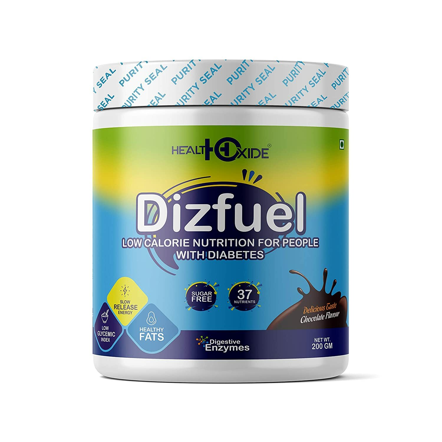 HealthOxide Dizfuel – High Protein NutritionDrink Mix Powder for Diab 200 gm