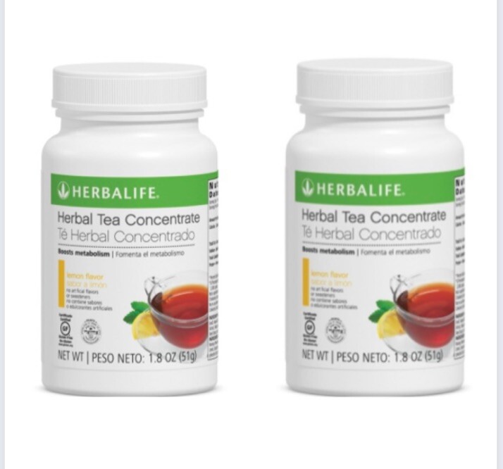 Newest Stock 2 X Herbal Life Tea Concentrate Lemon LARGE 3.6 oz (102 g) – New!