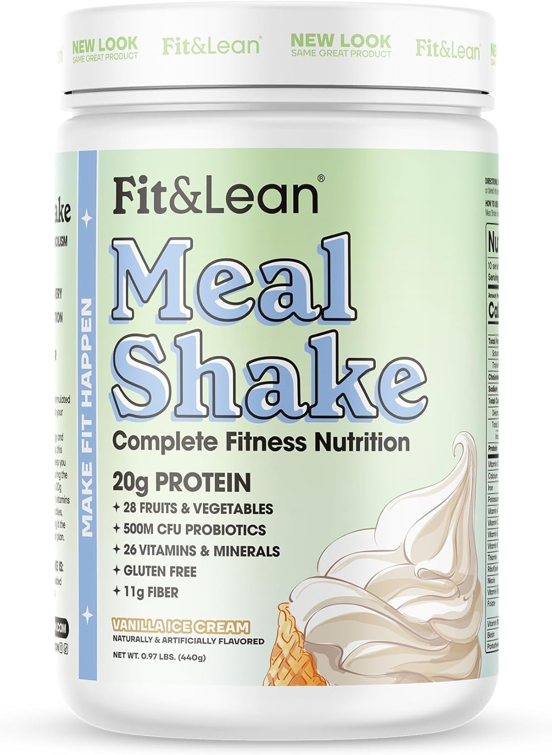 All-Natural Meal Replacement Shake – 20g Protein, Probiotics, Keto Friendly