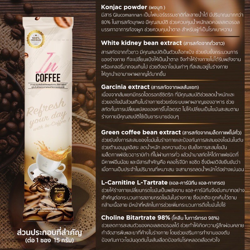 5x IN Coffee Weight Management Reduce Belly Healthy Control Hunger Natural