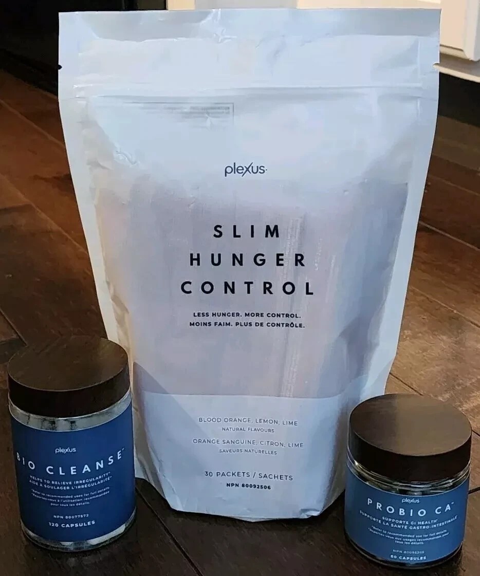 Plexus Slim Hunger Control 30 Packets Triplex ProBio 5 Bio Cleanse New