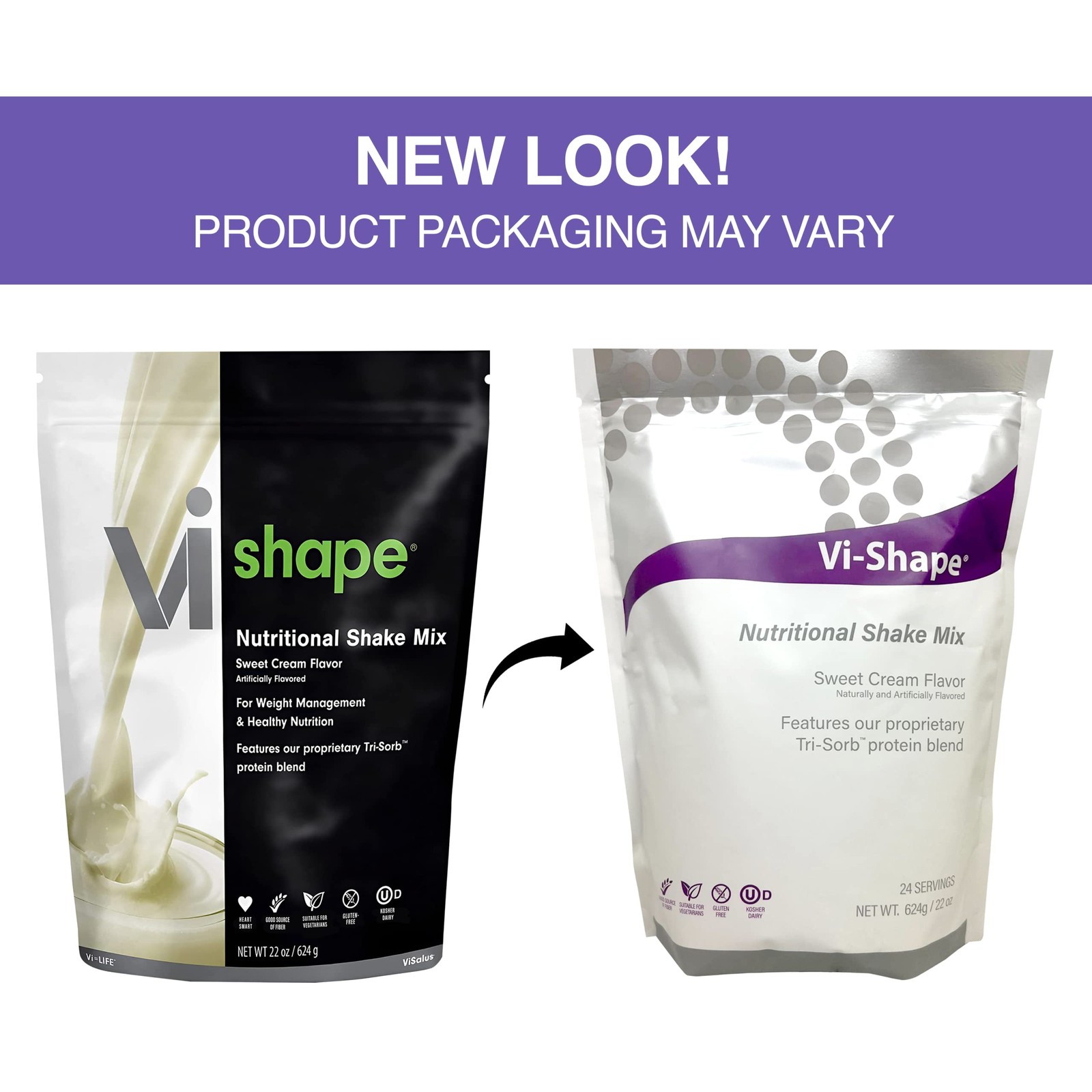 Vi Shape Original Nutritional Shake Mix Sweet Cream Flavor | 22oz 1 Bag, 24 S…