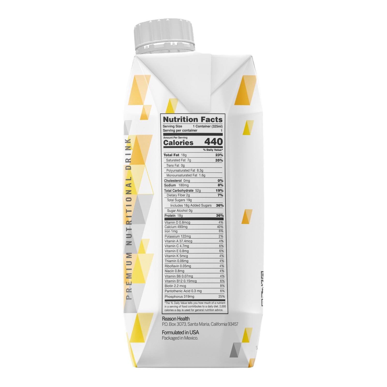 Reason Strawberry Premium Protein Shake High Calorie – 11oz Bottles Pack of 12