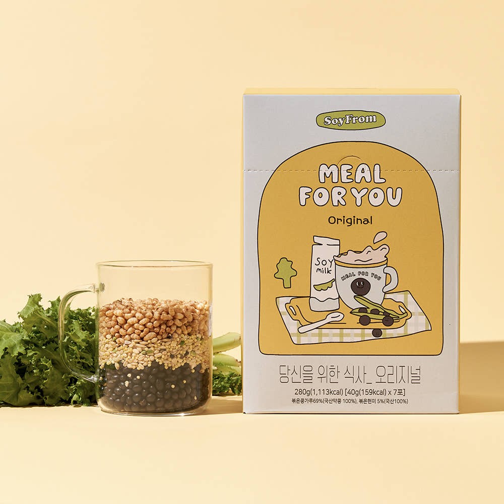 Meal For You Plant-Based Meal Replacement Shake Protein Powder 40g x 7 Pouch