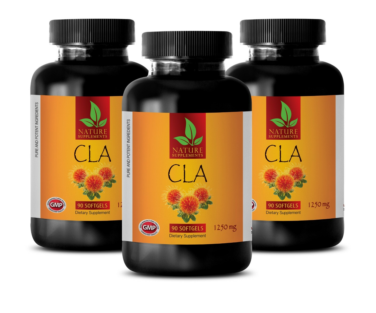 Weight loss products – CLA 1250 mg – fat vitamins – 3 Bottles 270 Softgels