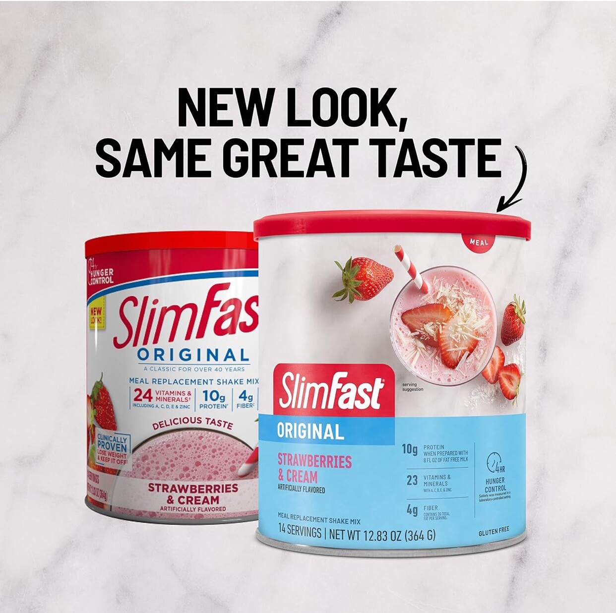 *3 PK**Original Meal Replacement Shake Mix, Strawberries & Cream~(12.83 oz Each)