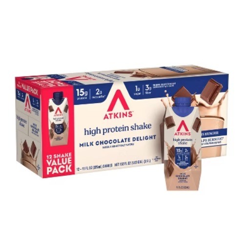 Atkins Nutritional Shake – Milk Chocolate Delight