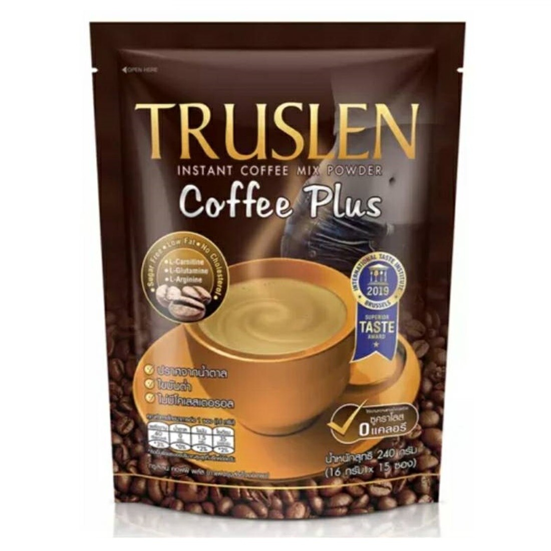 Truslen Instant Coffee Plus Slimming Weight Collagen Diet 15 Mix Powder No Sugar
