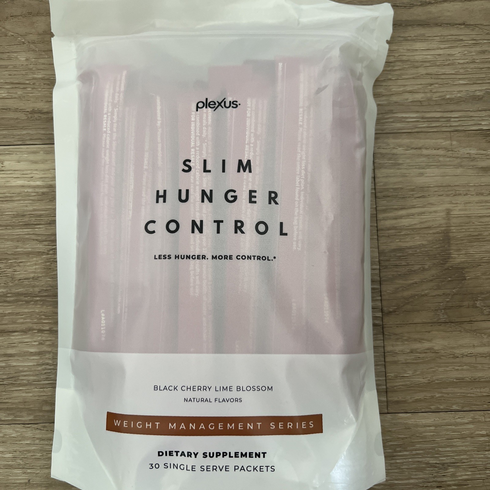 NEW Bag Plexus Slim Hunger Control Black Cherry Lime Blossom- 30 Sticks