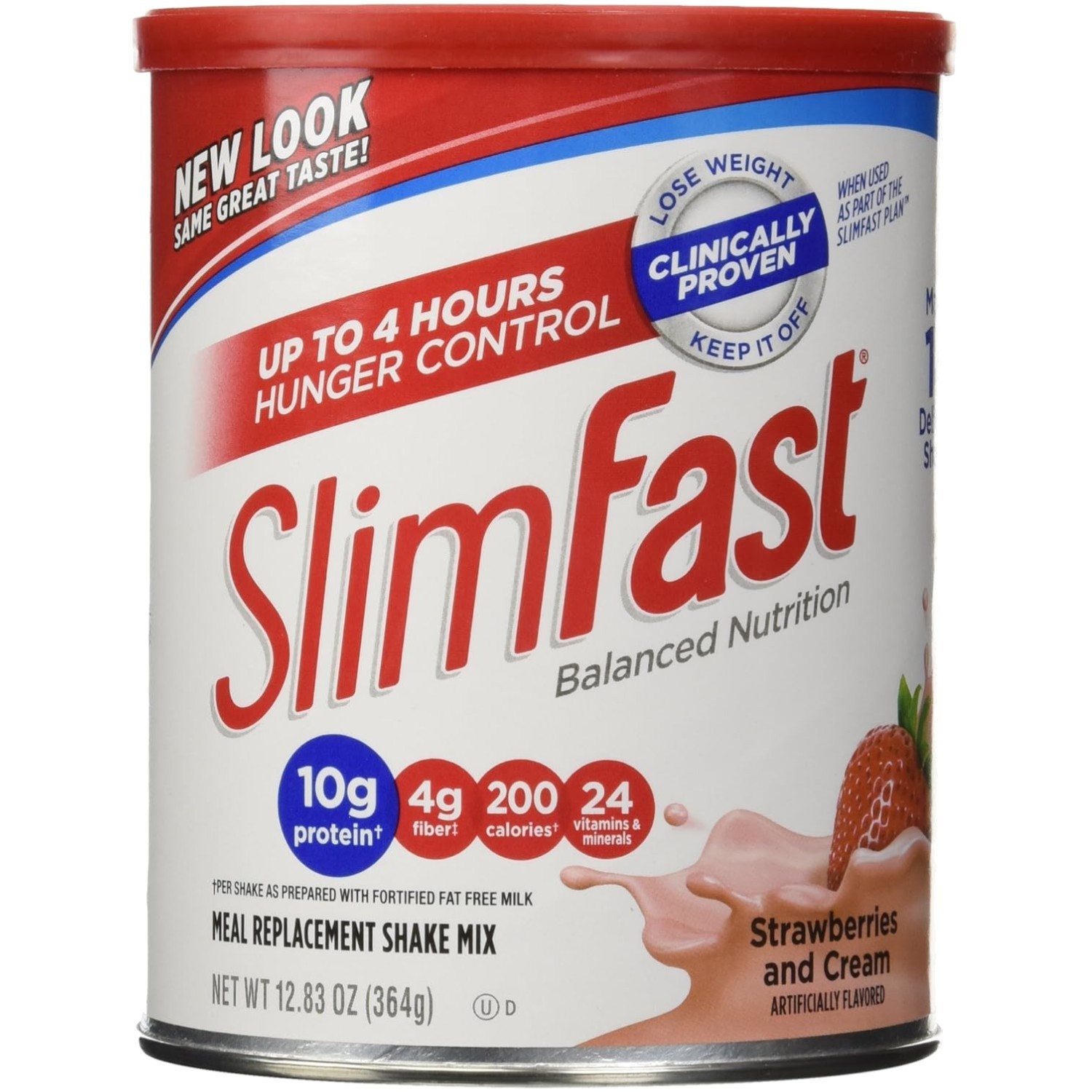 Satisfying Strawberries & Cream Meal Replacement – Fat-Free, On-the-Go Nutrition