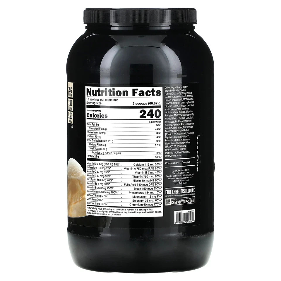 MRP 40:40:20 Meal Replacement, Creamy Vanilla, 2.4 lb (1,096 g)