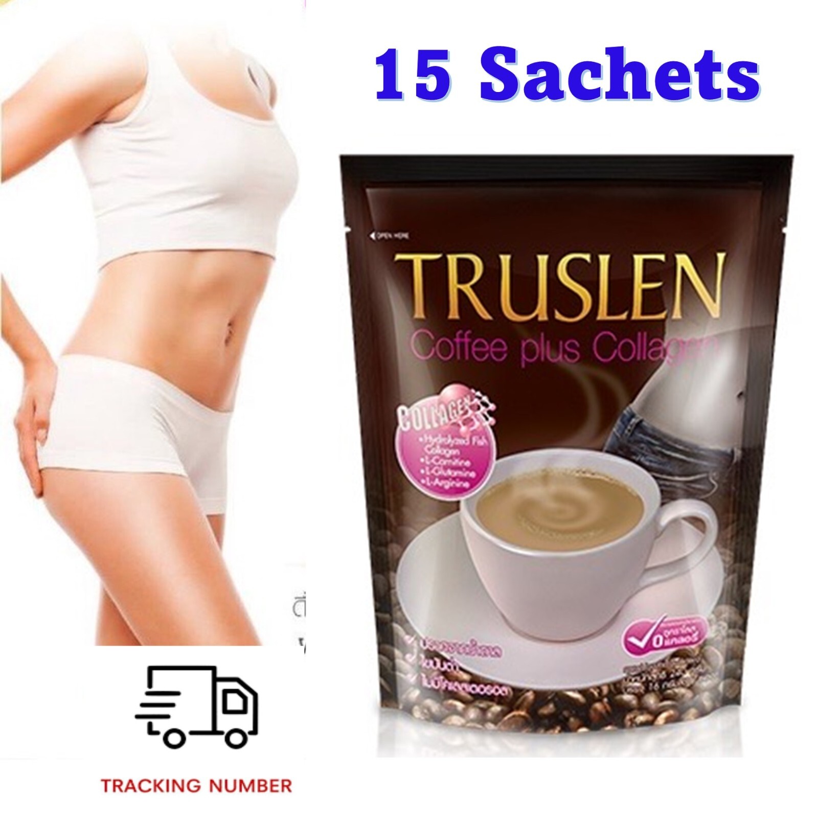 Slimming Coffee Mix Plus Collagen No Sugar Weight Management Loss Diet Slim Body