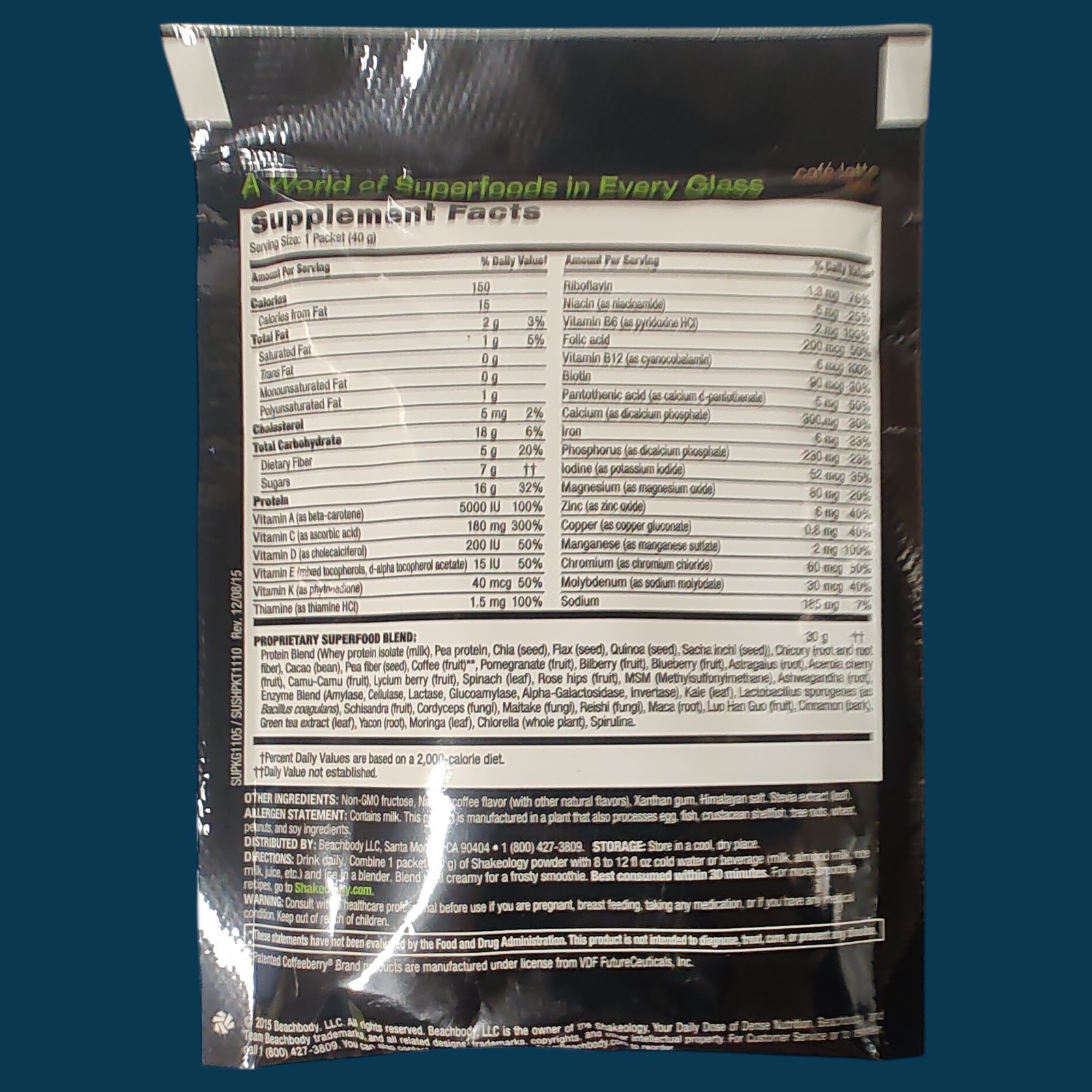 3-DAY REFRESH 9 VANILLA, 1 CAFE LATTE Shakeology 1 FIBER SWEEP BeachBody +GUIDES