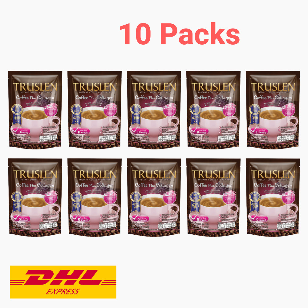 10x Truslen Coffee Mix Plus Collagen Weight Control Sugar Free Low Fat Fit Body