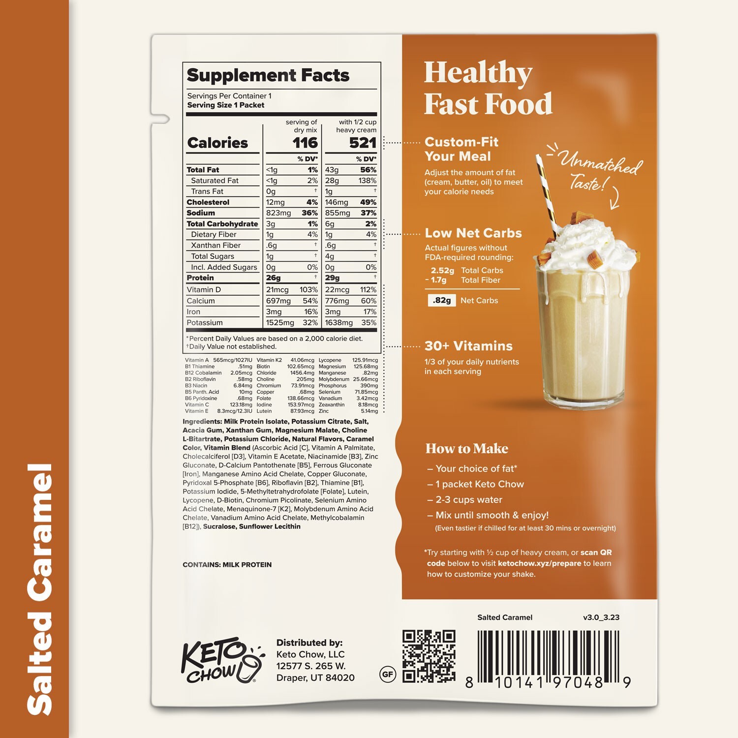 Salted Caramel Keto Chow