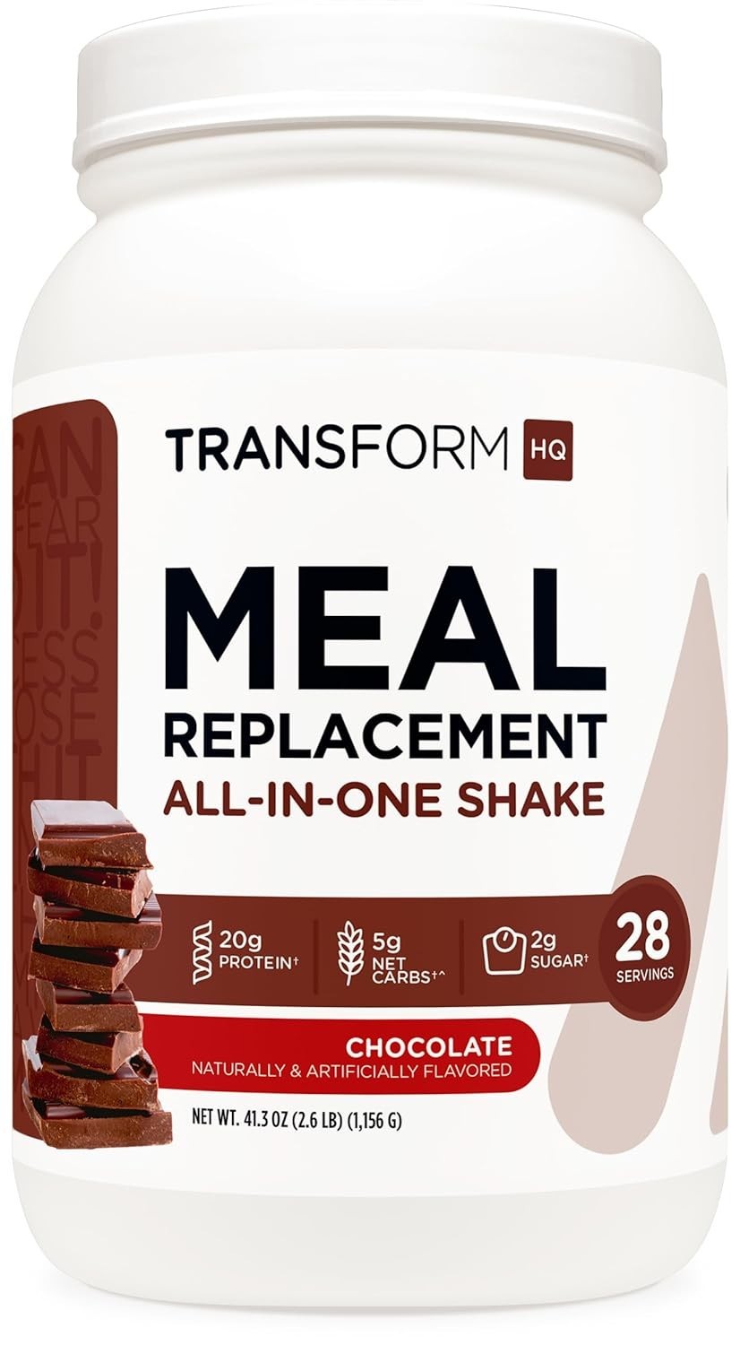 Rich Chocolate Meal Replacement Powder 28 Servings – Quality, Non-GMO
